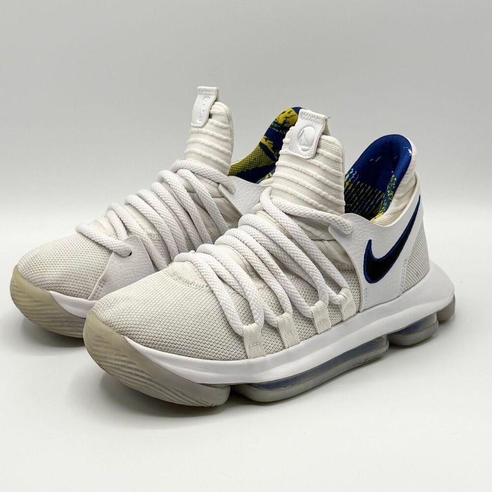 Nike Zoom KD 10 Limited EP NBA Golden State Warriors AJ7781-101 - Big Kids US 3. - Picture 1 of 13